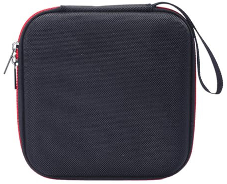 Homoyoyo Dvd Storage Bag Optical Drive Player Carry Case Carry Bag Cd Burner C Usb Cable Drive Reader Case Data Cables Storage Pouch Headset Organizing Pouch Travel Eva Cd Player