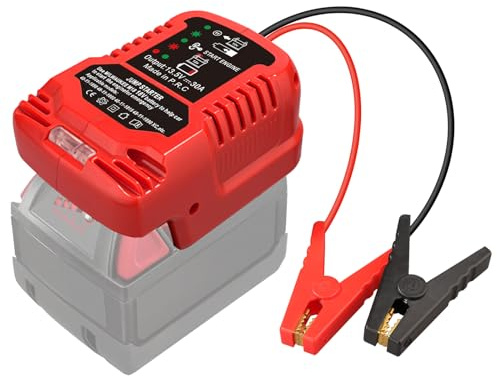 Jumper Cables Jump Kit for Milwaukee M18 18V,11AWG Cable 18V Power Battery,Jump Starting adapter Auto Booster Cable for Jump Starting Car Using Tool Battery