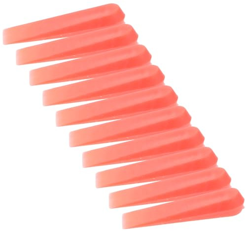 Homoyoyo 100pezzi Cunei Livellatori Per Piastrelle Di Livellamento Per Installazione Facile Distanziatori Plastici Per Spaziatura e Stabilità Durante La Posatura Delle Mattonelle Adatti