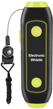 Senermter Silbato para Profesor,Silbato de Mano,Silbato electrónico de seguridad para senderismo | Silbato de alto volumen con 3 sonidos fuertes diferentes ajustables, silbatos electrónicos de 120-150