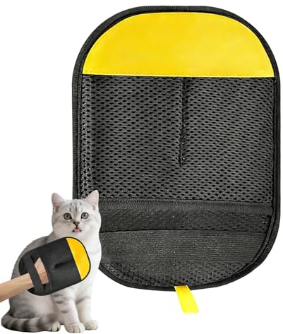 Nudorpn Épilateur pour poils d'animaux - Électrostatique - Ergonomique - Antidérapant - Outil d'épilation - Gants de nettoyage pour le soin des animaux - Perte de poils - Chatons - Tapis - Meubles et