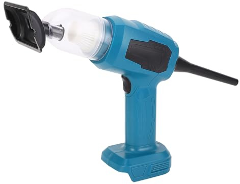 KIMISS Höghastighets Tryckluft Duster Dammsugare 2 i 1 Handpump Elektrisk Sladdlös Handhållen Bärbar Blåsare 11000RPM för Bil PC Högeffekts Dammrenare