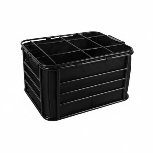 KiBcsLic Panier pour Chien de Vélo Universel Panier de Transport pour Animaux de Compagnie Robuste et Stable pour Déplacements Quotidiens, Faire Les Courses, Grand, avec Doublure