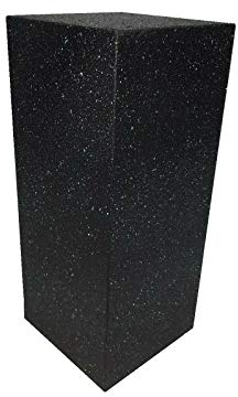 Wolkenstube Dekosäule schwarz Granit, Deko Säule, Podest (H81cm B30cm T30cm, MDF)