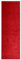 vidaXL Fußmatte Waschbar Schmutzfangmatte Türmatte Fußabtreter Schmutzmatte Schmutzfangläufer Sauberlaufmatte Innen Außen Rot 60x180cm
