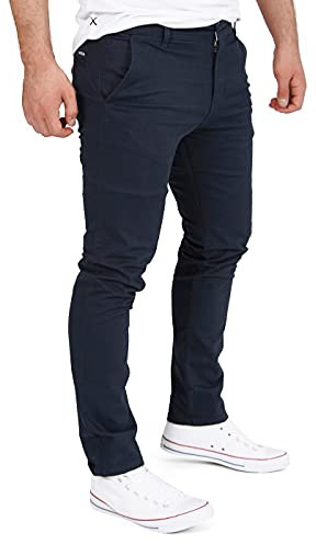 WOTEGA Glenn - Chino Herren Hose - Stoff Chinohosen Männer - Stretch Chinojeans, Blau (Sky Captain 193922), W33/L32