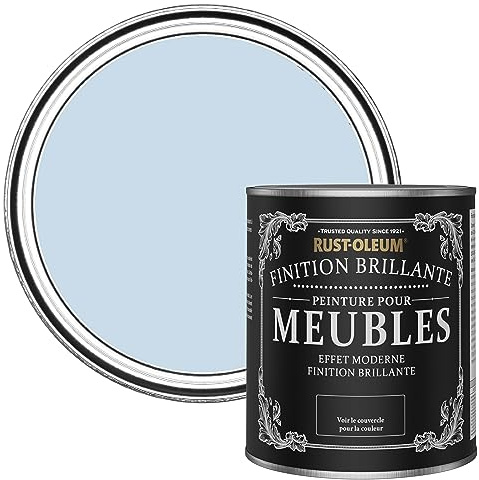 Rust-Oleum Light Blue Furniture & Skirting Board Paint in Gloss Finish - Blue Sky 750ml