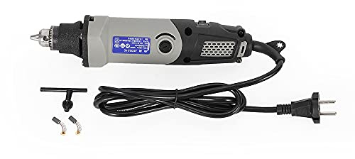 DGKLNDSY Mini vinkelslip 400 W mini elektrisk slipmaskin borrmaskin slipmaskin 6 variabel hastighet 5000–28 000 r/min snideri verktyg