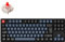 Keychron K8 Pro QMK/VIA Custom Wireless Mechanical Keyboard, Hot-Swappable Aluminum Frame TKL ISO-UK-Layout Programmable Keyboard RGB Backlit, Gateron G Pro Red Switch for Mac Windows Linux