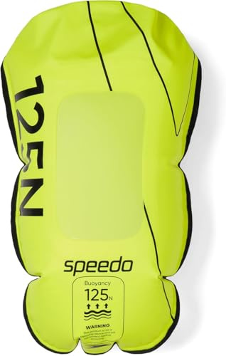 Speedo Unisex-Adult Tow Float With Dry Bag |Training Aid | Open Water Swimming, Check, 42