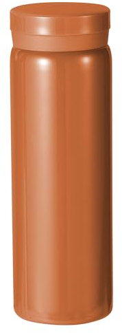 Pequeño Termo, Botella de Agua Linda, Termo de Vacío Aislante para Bebidas Frías y Calientes, Mantiene el Calor 6 Horas y el Frío 12 Horas. - Naranja 280 ml