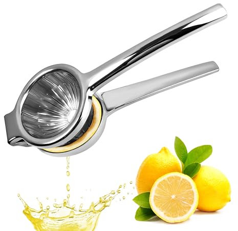 Qianruida Pressa Limone per Cocktail 7 cm di Diametro Pressa Agrumi Manuale Pressa Arancione Manuale per Cucina, Bar, Ristorante