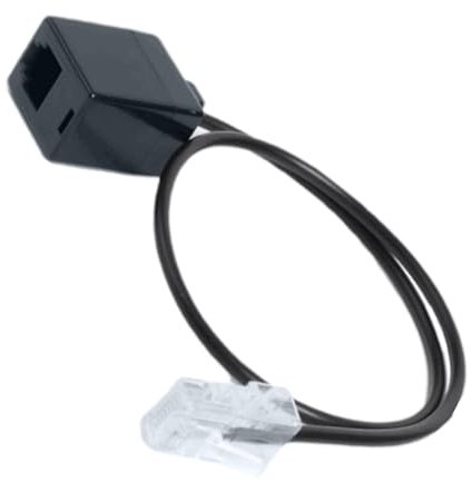 Linee telefoniche all'adattatore Ethernet | Potente cavo convertitore da RJ45 a RJ11 - Adattatore di linee telefoniche da 8p4c a 6p4c, cavo del connettore telefonico per router, modem, telefoni