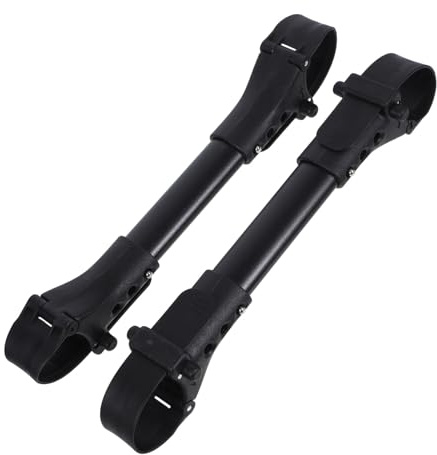 Yardwe Conector para Cochecito de Aluminio Negro 2 Piezas, Ligero y Resistente la Oxidación, Adecuado para Uso en Exteriores y Unir Dos Cochecitos para Hogares con Dos Niños
