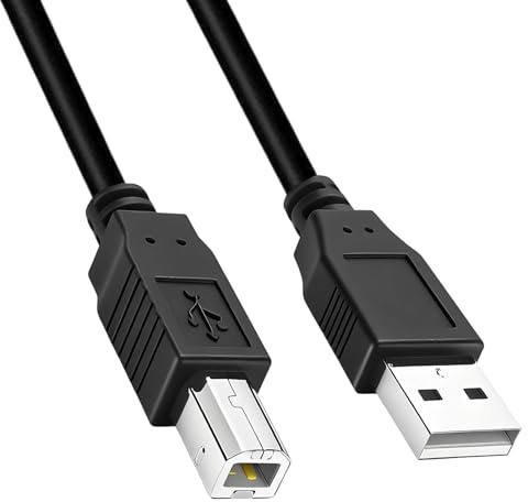 Cable USB 2.0 3m A a B Compatible con impresoras escáneres