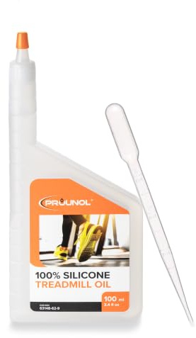 Prounol Treadmill Lubricant Oil - 100 ml - 100% Pure Silicone, Walking Pads | Safe on Skin-Contact Machines (NIPH) | Fully Manufactured in the EU | Meets Fitness Equipment Specs | Reduces Belt Noise