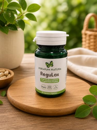 Regulax - Complemento Alimenticio para Regular Tránsito Intestinal, 30 Cápsulas Vegetales de 545 mg