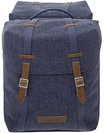 New Looxs Mondi Double Cotton II Racktime Doppelpacktasche, Blue, 25 Liter