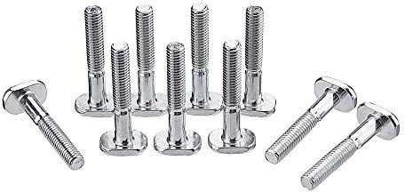 belupai T-Nut-Schiebe-Schrauben, M6 x 40 mm, für 30er-Serie Gehrungsschiene, Holzbearbeitungswerkzeug, 10 Stück