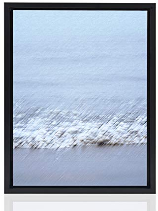 Stallmann Design Schattenfugenrahmen für Leinwände auf Keilrahmen | Farbe: Schwarz | Größe: 60 x 90 cm | Rahmen ohne Glas & Rückwand | mit Montagezubehör