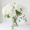 DUYONE 3PCS 56 cm Lebensechte künstliche Hortensie Große Real Touch Blumen Künstliche Blumen Trockene Blumen Hochzeit Weihnachten Büro Familie Party Wohnzimmer Tischdekoration (Weiß)
