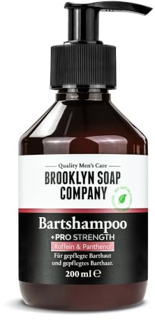 Brooklyn Soap Company, Activator Bartshampoo +Pro Strength 200 ml - Shampoo für Bartwachstum - Beard Growth Bart-Shampoo für dichteren Bartwuchs