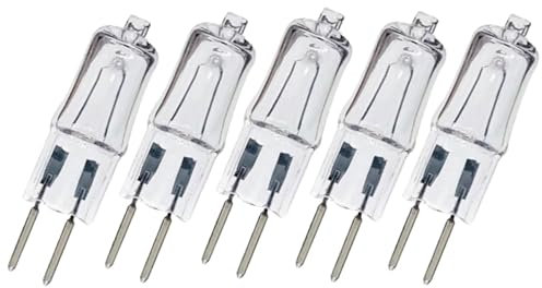 WYLIELAMSH 5 Stück 220V G5.3 35W / 50W75W150W Aroma Nachtlicht G5.3 220V100W Basis Halogen JC Typ Glühbirnen Licht Lampe Glühbirne 20W
