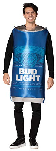 Rasta Imposta Bud Light Can Fancy Dress Costume Standard Blue