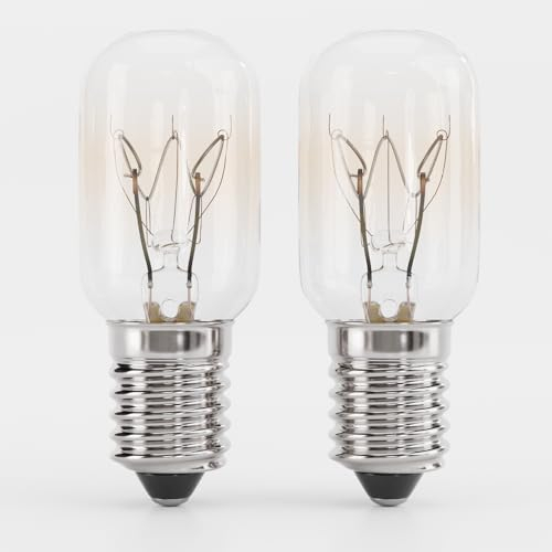 Ampoule 15w E14 Blanc Chaud - Lampe pour Machine à Coudre, Hotte, Lampe de Sel, Congélateur - Ampoule Frigo T22, 90 Lumens & 2700K