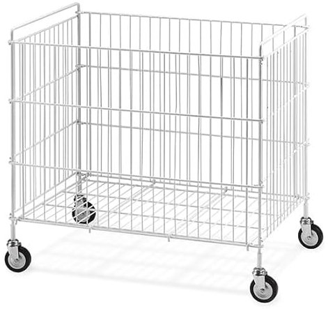 Mastro Chariot Porte-Linge - Virtus - Chariot de Nettoyage - Métal et Plastique - Intérieur - Compact - 6 kg - 800 x 520 x 720 mm