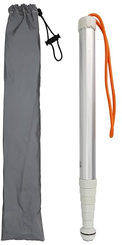 Walking Stick for Blind Telescopic Cane with Storage Bag, 49 Extented Anti Slip Shockproof Folding Reflective Retractable Telescoping Prop Gadgets Items for Seeing Eye Vision Visually Impaired People