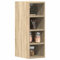 Moderner Hängeschrank aus Eiche, 20 x 29,5 x 60 cm, rustikale Küchenwandaufbewahrung, langlebige Holzmöbel