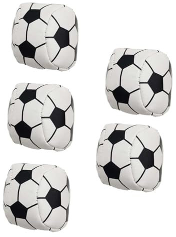 Yardwe 1 Satz Handgefertigter Sandsack Fußball Sandsack Fußball Sandsack Kinderspielzeug Jonglierball Kinderspielzeug Fußball Geformter Sandsack Sandsack Leder 5 Stück