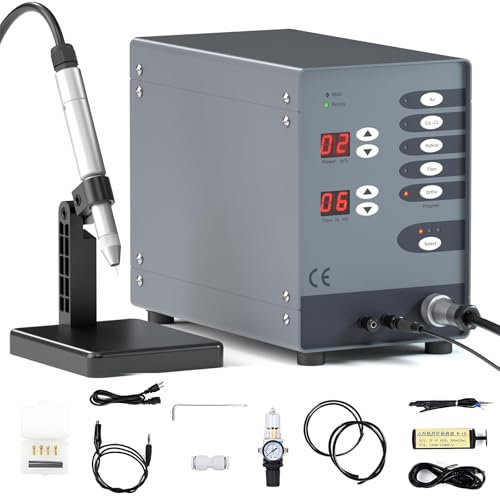 Automatisk Cnc-Punktsvetsmaskin, Punktsvets För Smycken Reparationsverktyg, Punktsvetsmaskin Justerbar 50-600a, Smyckesreparationsverktyg För Massivt Guld, Aluminium, Titan