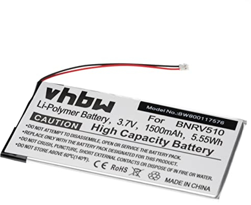 vhbw 1x Batterie Compatible avec Kobo Aura H20 liseuse e-Book Reader (1500mAh, 3,7V, Li-polymère)