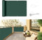 SUNNY GUARD Balkon Sichtschutz 90x300cm Balkonverkleidung Balkonabdeckung Balkonumspannungen UV-Schutz Wind und wetterfest mit Kabelbinder,Verde