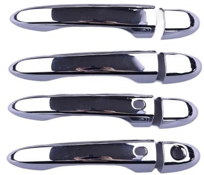 Maniglia Della Portiera Esterna dell'Auto Per Fiat Per 500X SUV 2016-2020 2021 2022 2023 Chrome Esterno Lato Porta Maniglia Della Copertura Trim Maniglia Lunetta Cap Per Smart Keyless maniglia della p