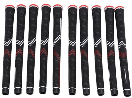 FILFEEL Byte Av Klubbgrepp – 10-packs Halkfria Gummihandtag för Tennisklubbor för Män och Kvinnor – Universell Passform, svett-, Ergonomisk Kontroll, Enkel Montering