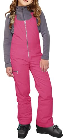 Haloumoning Kids Snow Bibs Waterproof Insulated Ski Pants Overalls Snowsuit