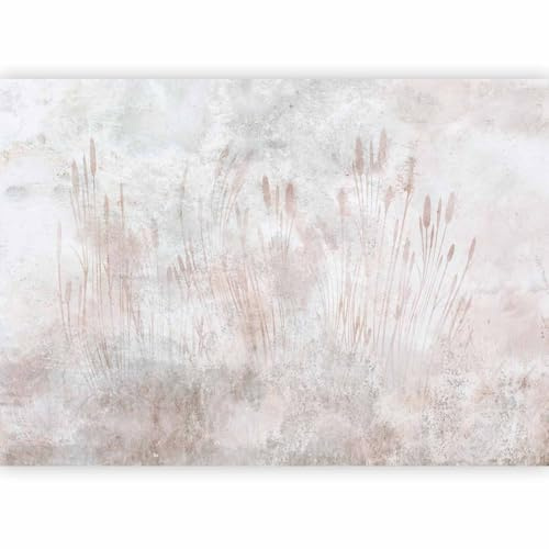artgeist Premium Wall Mural Botanical 197x138 in - Non-Woven Wallpaper Fleece Wall Decor Photo Print Picture Image Design Home Mural Watercolor Plants White Beige a-A-10433-a-a