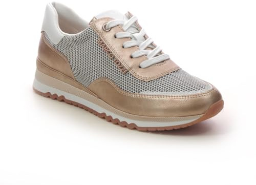 MARCO TOZZI Femme Damen Sneaker 2-23731-44 Basket, Or Blanc, 39 EU