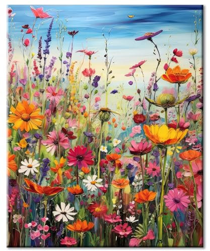 77iiAii Malen nach Zahlen Erwachsene, DIY Handgemalt Ölgemälde Kit - 40 X 50 CM, Paint by Numbers Adult Mit 3 - Pinseln und Acrylfarbe knitterfreie leinwand Kit