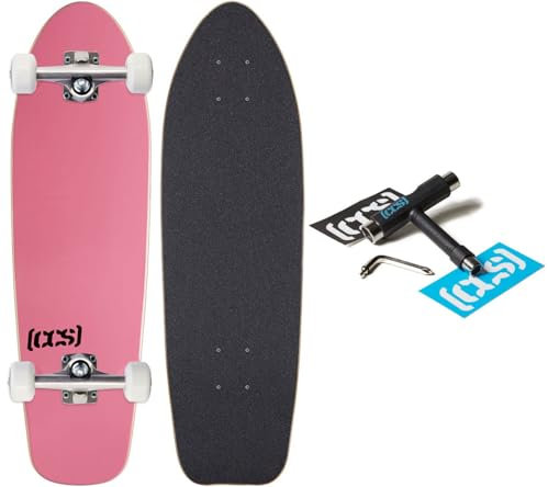 [CCS] Logo Cruiser Skateboard Pink Complete 27.00 x 8.00