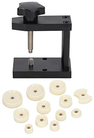 TOOLSGO Kit di strumenti per pressa per orologi Avvita il fono più vicino Macchina per pressa per fono Set di strumenti per riparazione orologi per la chiusura di coperchi