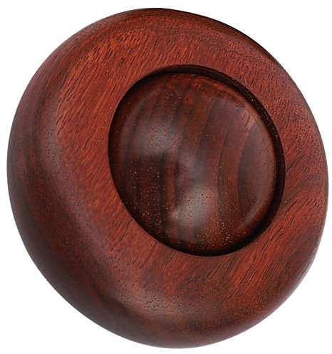 WRITWAA Palla Da Massaggio in Legno Piccola Per Mani, Palla Da Handball Liscia Per Esercizi Manuali, Massaggiatore Palmare Portatile Per Rilassamento e Benessere Quotidiano