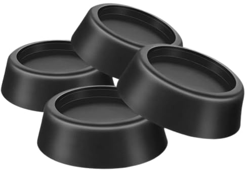 Ipetboom 4 pezzi Tappetini Antivibrazione e Antiscivolo Tpr per Stabilità e Assorbimento per Frigorifero e