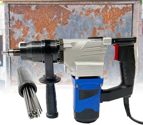Desincrustadora eléctrica de aguja de 1100 W, pistola desincrustadora industrial para escaleras, vallas de hierro y muelles.