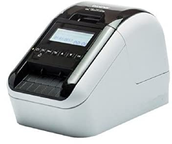 Brother QL820NWBC. Impresora de Etiquetas Profesional Ideal para la Oficina con conexión de Red Cableada, WiFi, Bluetooth MFi y Pantalla LCD