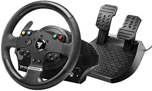 Thrustmaster TMX: ergonomic racing wheel with a 2-pedal pedal set - Compatible with Xbox One and PC, Works on Xbox Series X - UK version (Xbox One)