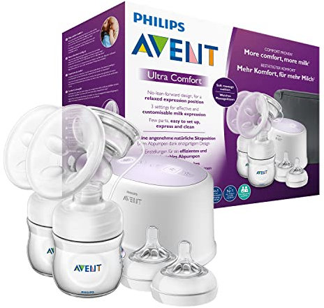 Philips Avent Doppelmilchpumpe (Modell SCF334/31)